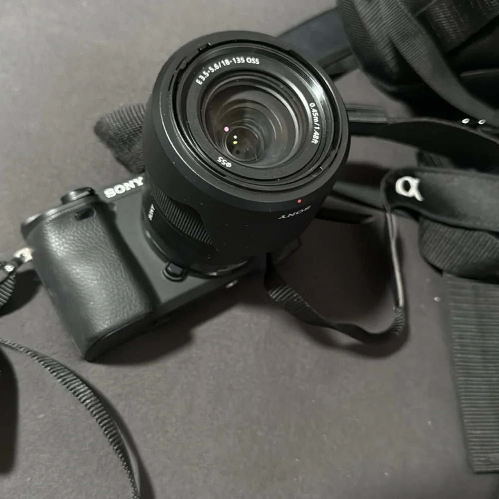 Sony Black Mirrorless Camera A6400 with 18-135 lens